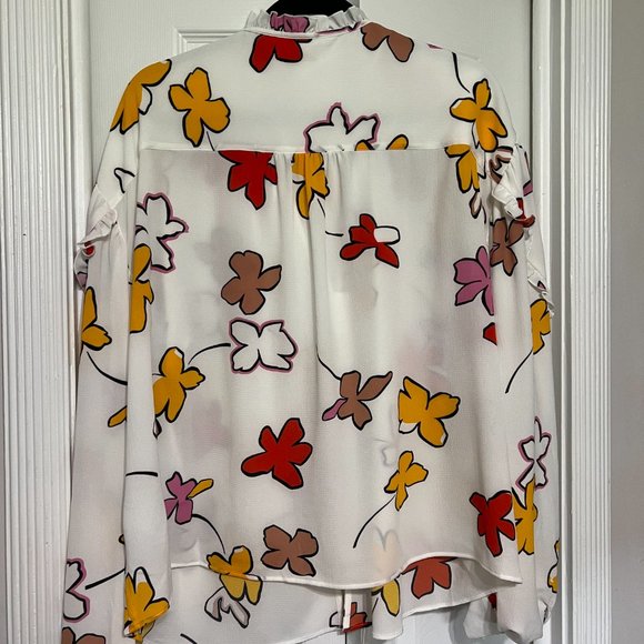 Ted Baker Thurso Floral Top Ted size 5 - Picture 5 of 16